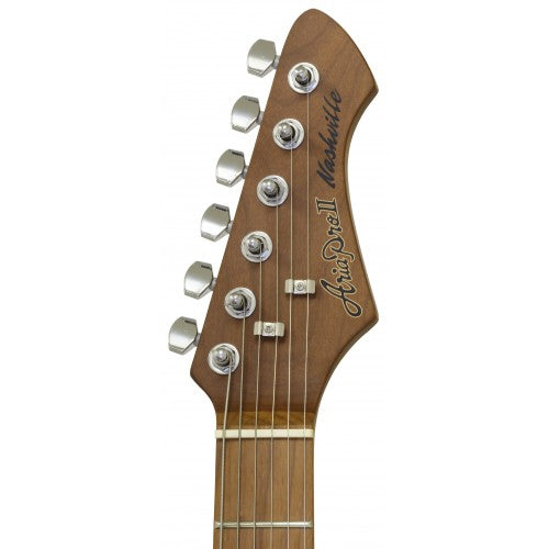 Aria Electric Guitar - 615 MK2 Nashville - Black Diamond