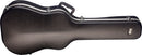 Stagg Basic series lightweight ABS hardshell case for western / dreadnought guitar