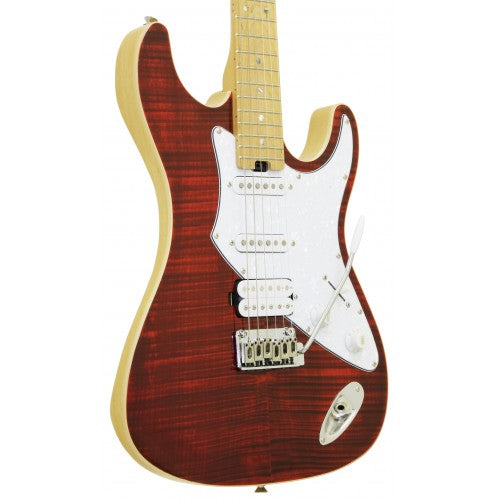 Aria Electric Guitar - 714 MK2 - Ruby Red