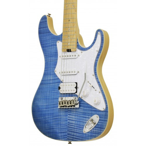 Aria Electric Guitar - 714 MK2 - Turqoise Blue