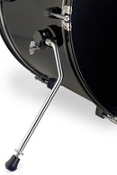 Stagg 5-piece, 6-ply basswood, 22" standard drum set w/ hardware & cymbals - Black