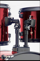 Stagg 5-piece, 6-ply basswood, 22" standard drum set w/ hardware & cymbals - Wine Red