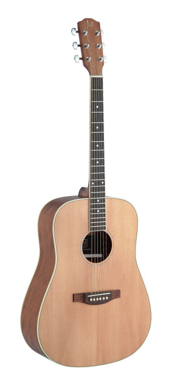 JN Guitars Asyla series 4/4 dreadnought acoustic guitar with solid spruce top