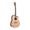 JN Guitars Asyla series 4/4 dreadnought acoustic-electric guitar with solid spruce top