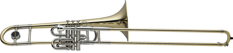 Stagg Bb Superbone, 3 pistons and trombone slide, S-Bore - clear lacquered