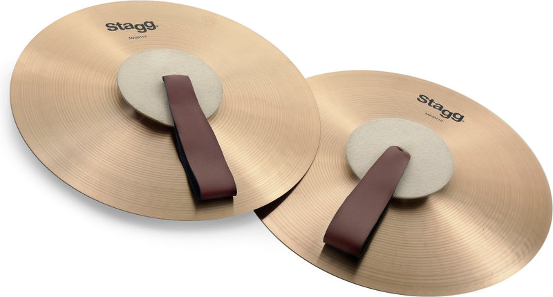 Stagg 14" Marching/Concert cymbals - Pair