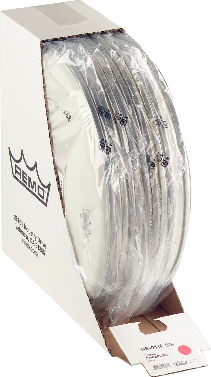 Remo 16" Emperor coated snare / foortom head, box of 10