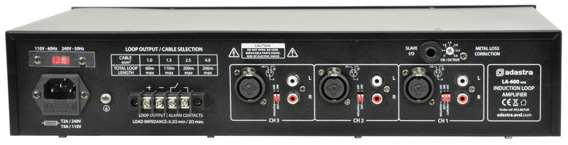 LA-600 mkII induction loop amplifier