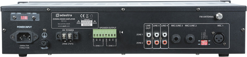 RM1202 Mixer-amp 2 x 120W + USB/SD/FM/BT