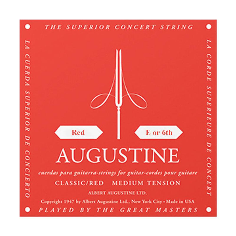 Augustine A6R Classic Red Single String - E/6th