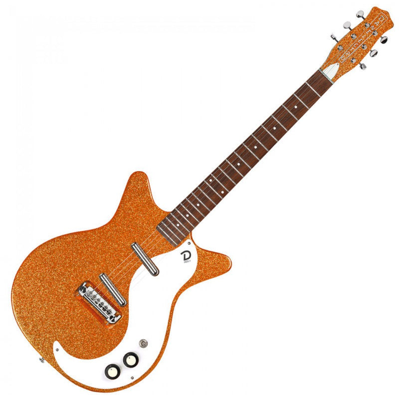 Danelectro '59M NOS+ Electric Guitar ~ Otange Metal Flake