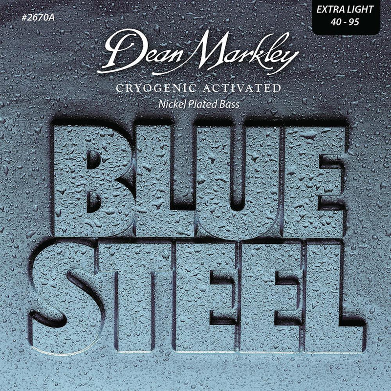 Dean Markley Blue Steel NPS Bass Guitar Strings Extra Light 4 String 40-95