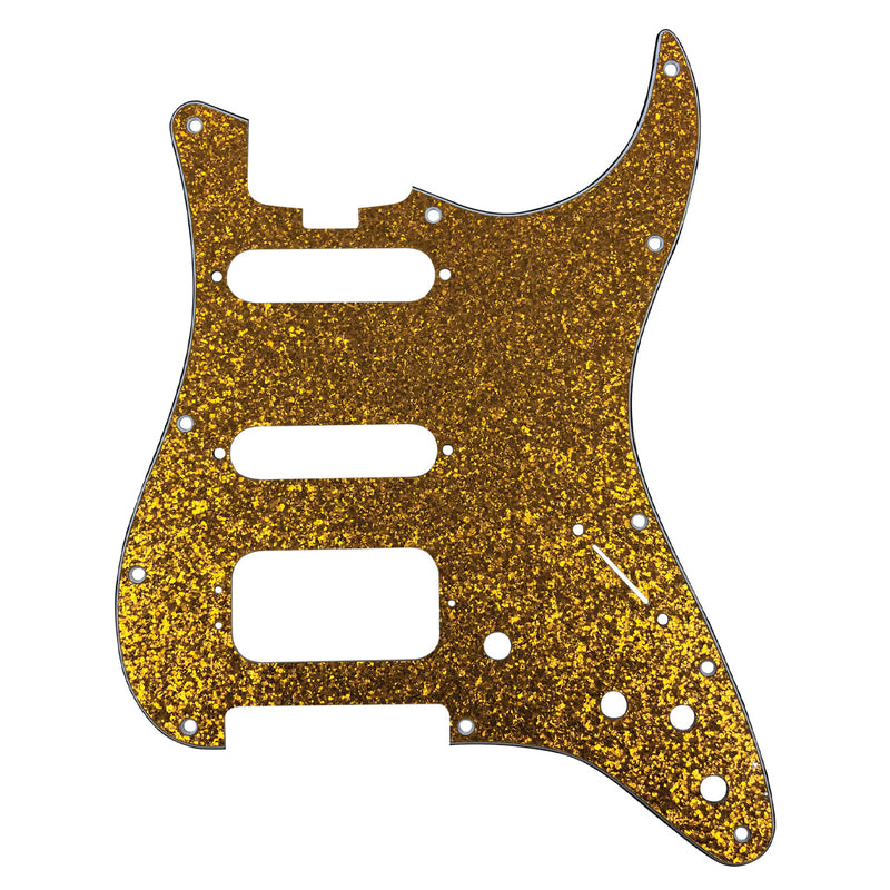 D'Andrea Scratchplate ~ HSS-Style ~ Gold Sparkle