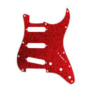 D'Andrea Scratchplate ~ S-Style ~ Red Sparkle