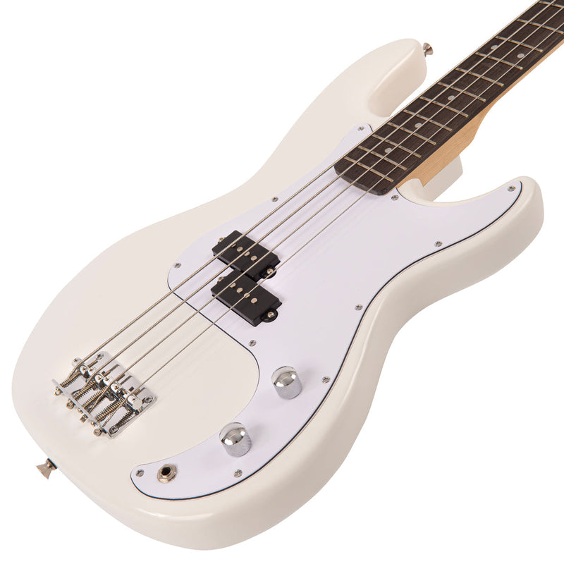 Encore Blaster E40 Bass Guitar Pack ~ Vintage White