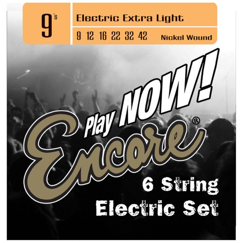 ENCORE E2 Electric Guitar Pack ~ Gloss Black
