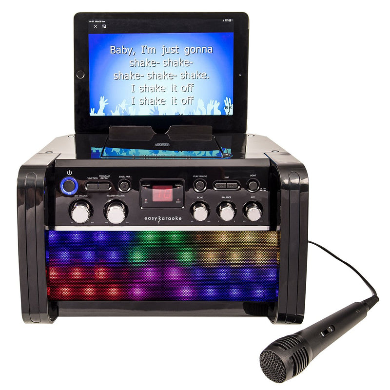 Easy Karaoke Bluetooth® System with LED Light Effects