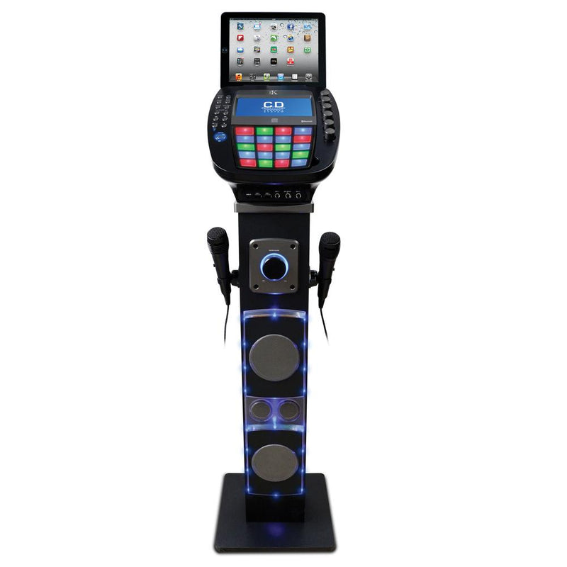Easy Karaoke Bluetooth® System with Speaker Pedestal