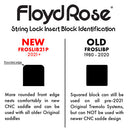 Floyd Rose Original String Lock Insert Block Set - Black