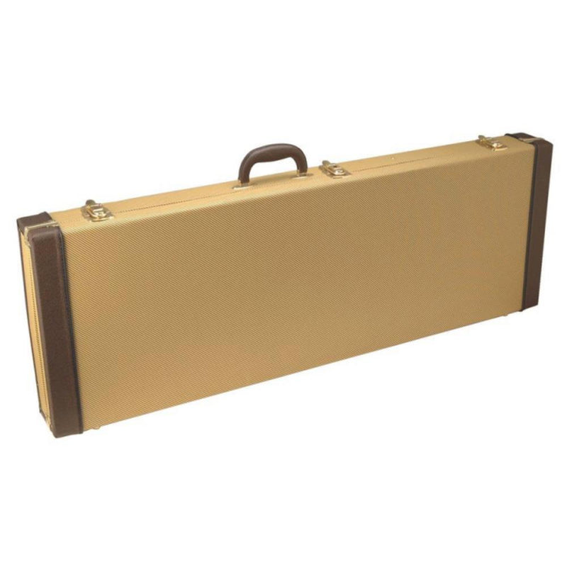 On Stage Oblong Hardshell Electric Guitar Case ~ Tweed