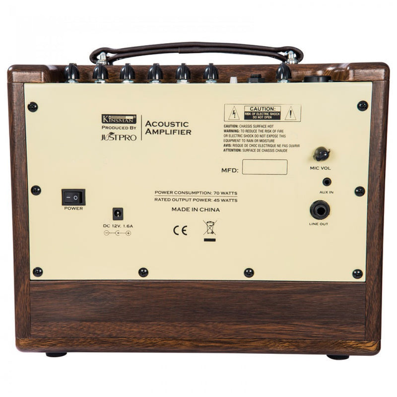 KINSMAN 45W Acoustic Amp ~ Mains/Battery Power