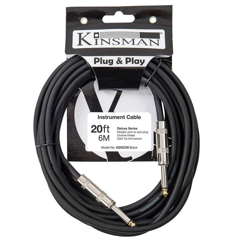 Kinsman Deluxe Instrument Cable ~ 20ft/6m