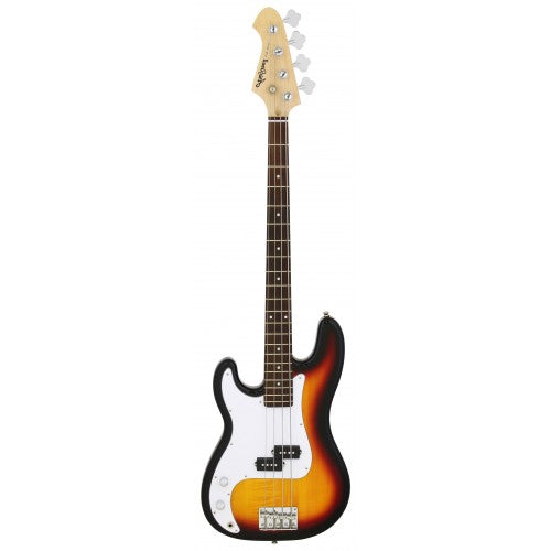 Aria Bass Guitar - STB PB Left Handed - 3 Tone Sunburst