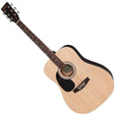ENCORE Acoustic Guitar ~ Left Hand - Natural