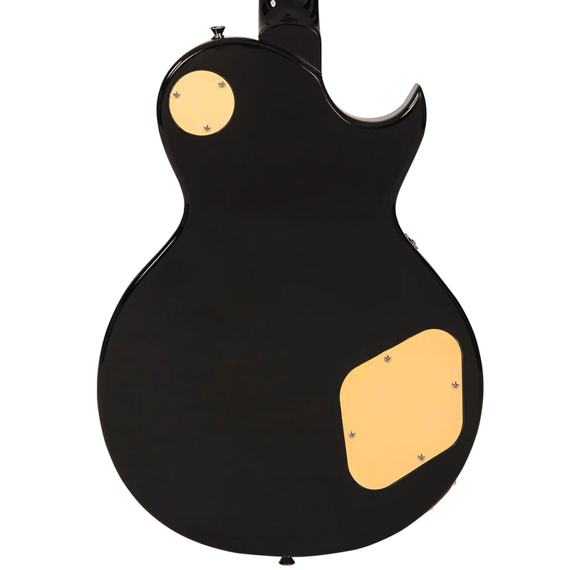 Vintage V10 Coaster Series Electric Guitar ~ Left Hand Gloss Black
