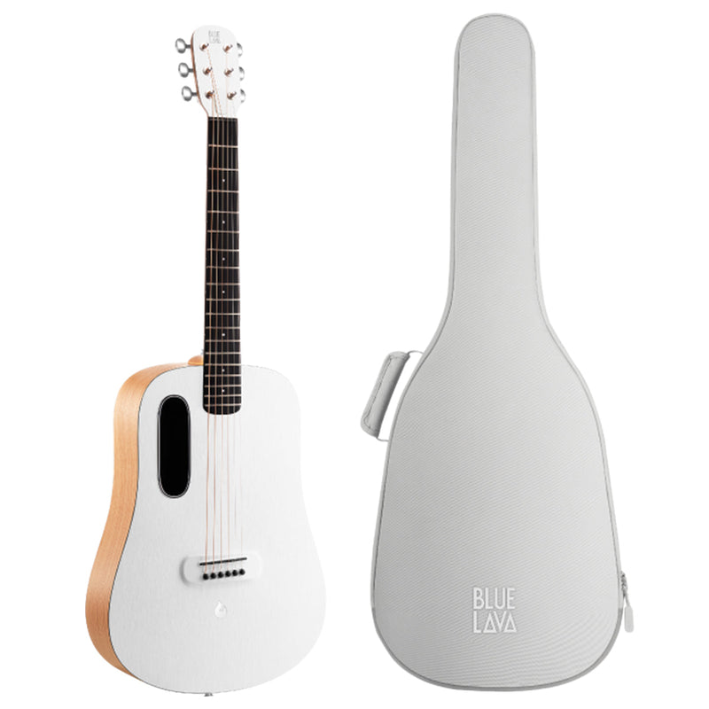 BLUE LAVA Original Acoustic (without effects) and Lite Bag ~ Frost White / Walnut