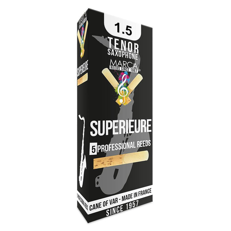 Marca Superieure Reeds - 5 Pack - Tenor Sax - 1.5