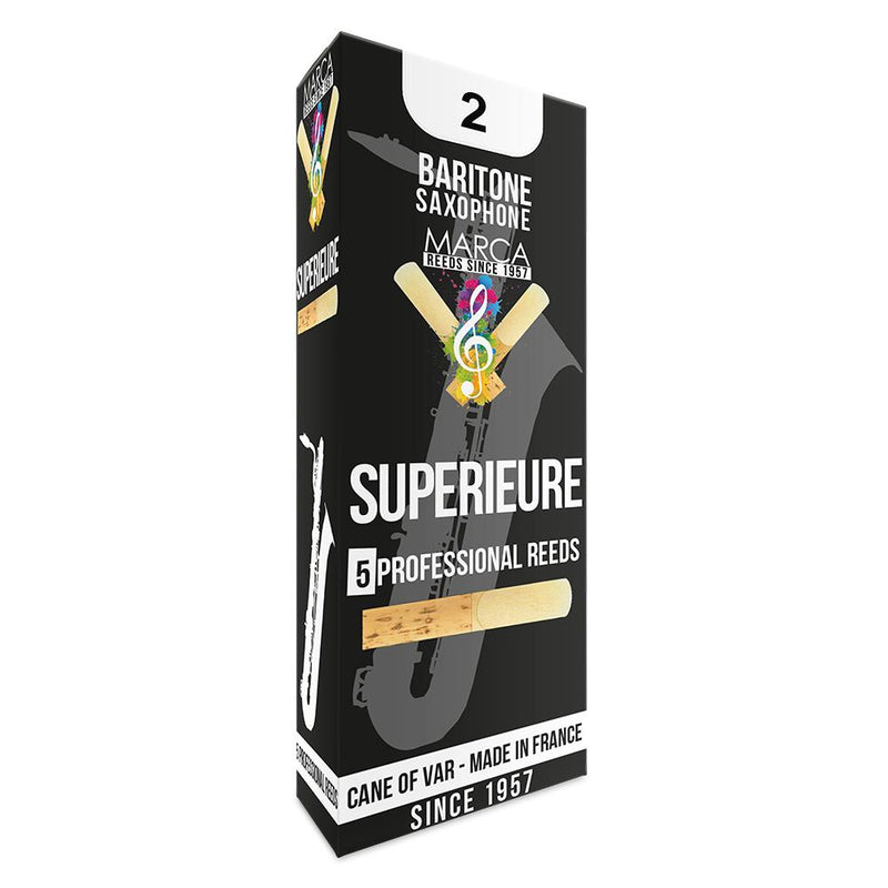 Marca Superieure Reeds - 5 Pack - Baritone Sax - 2