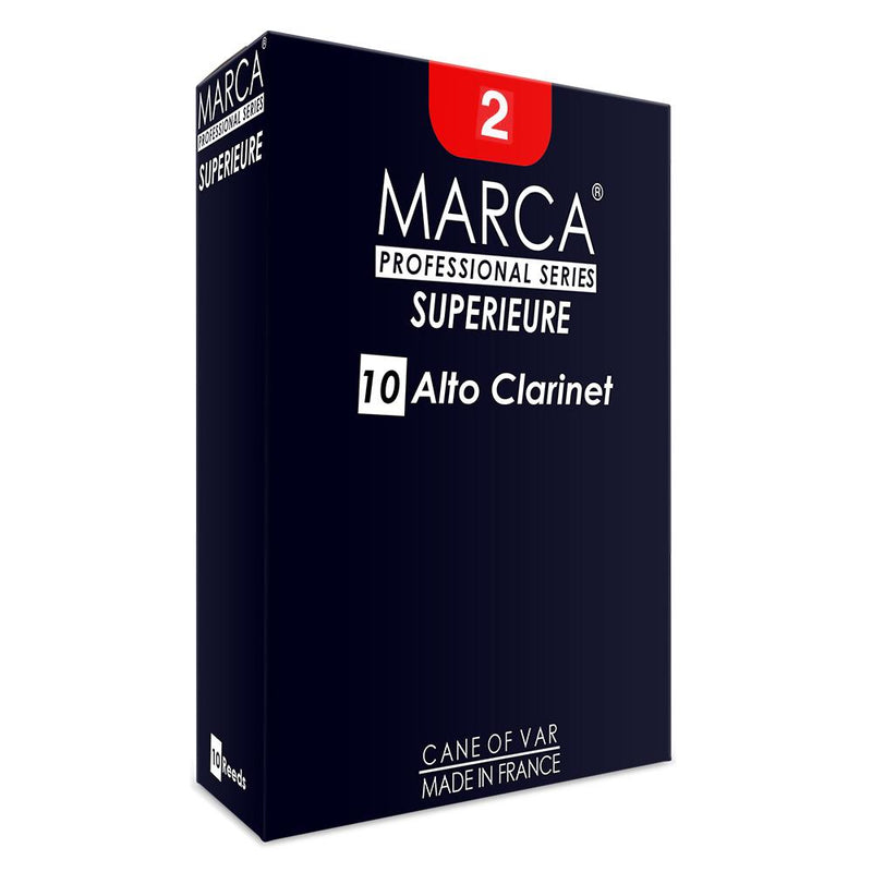 Marca Superieure Reeds ~ 10 Pack ~ Alto Clarinet ~ 2