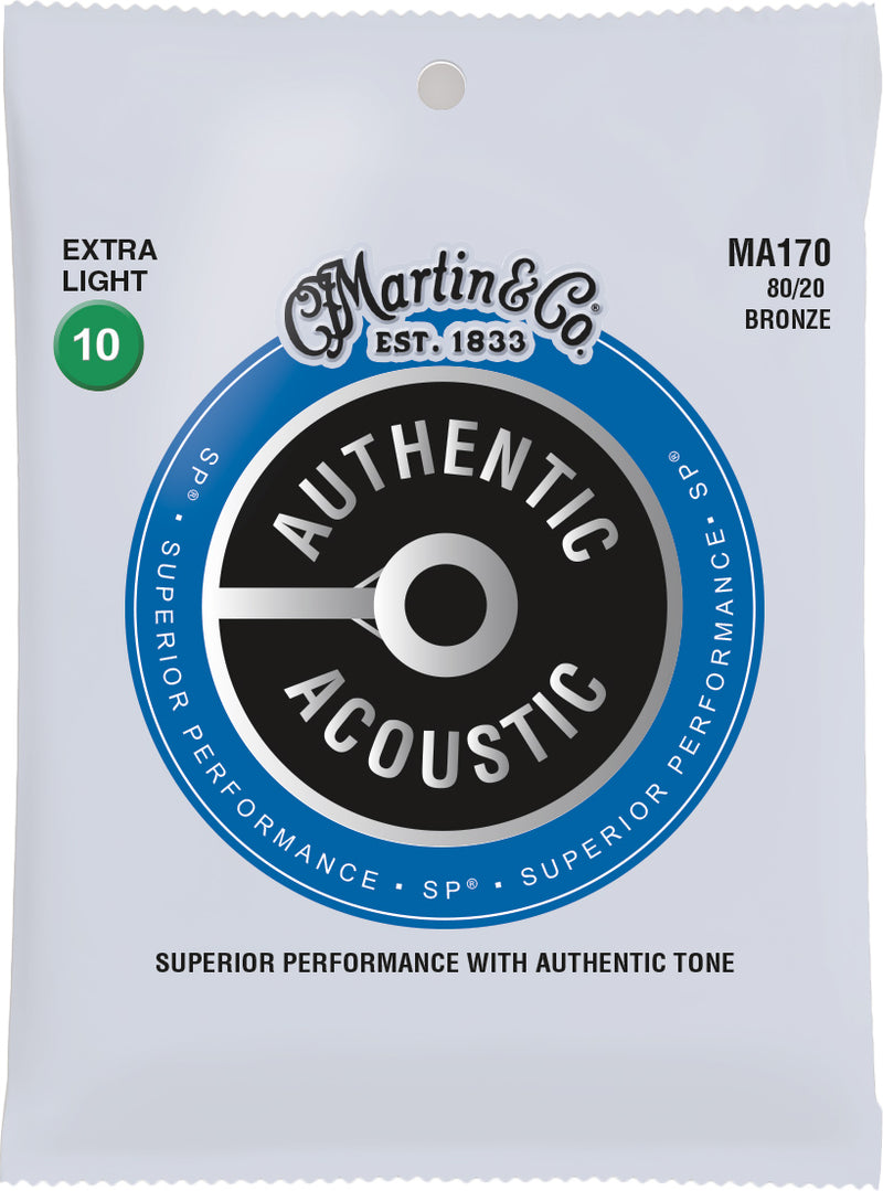 Martin MA170 Authentic Acoustic - SP - 80/20 Bronze Extra Light (10-47)