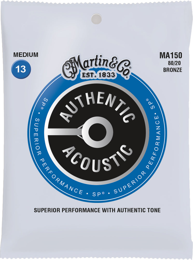Martin MA150 Authentic Acoustic - SP - 80/20 Bronze Medium (13-56)