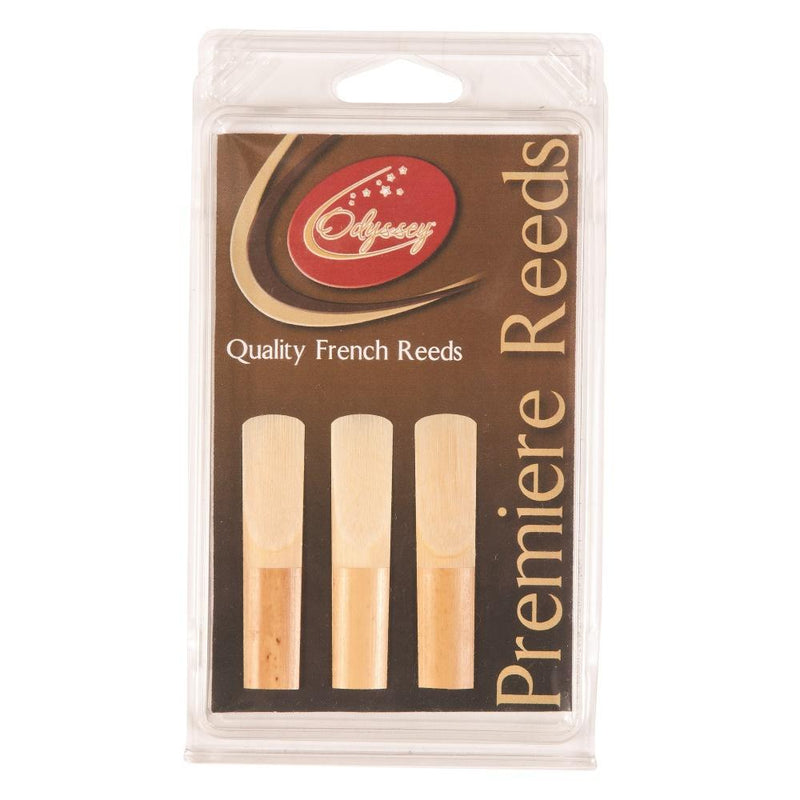 Odyssey Premiere Tenor Sax Reeds - 2.0 Pack of 3