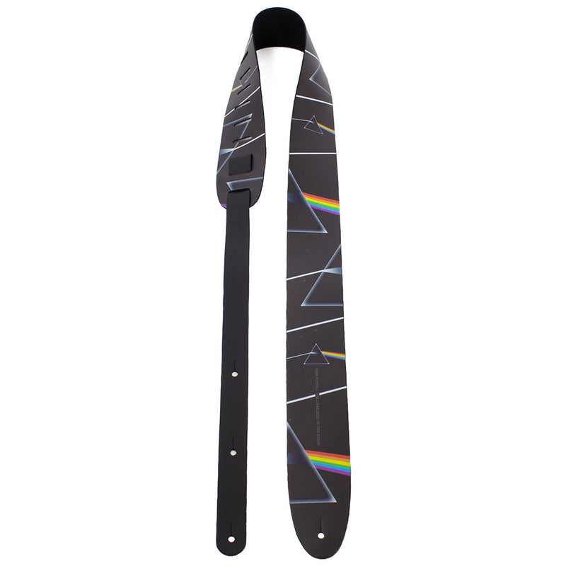 Perri's 2.5" Leather Guitar Strap ~ Pink Floyd Dark Side Of The Moon