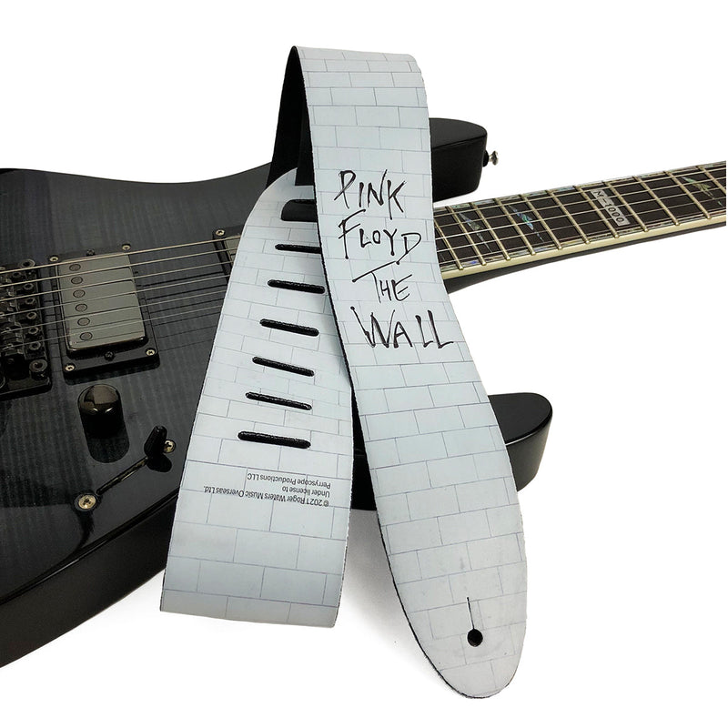 Perri's 2.5" Leather Guitar Strap ~ Pink Floyd The Wall