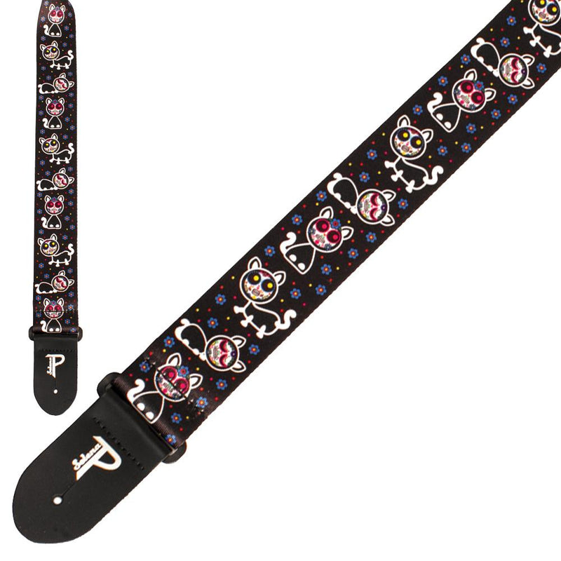 Perri's Kids Length Polyester Webbing Strap ~ Sugar Cats