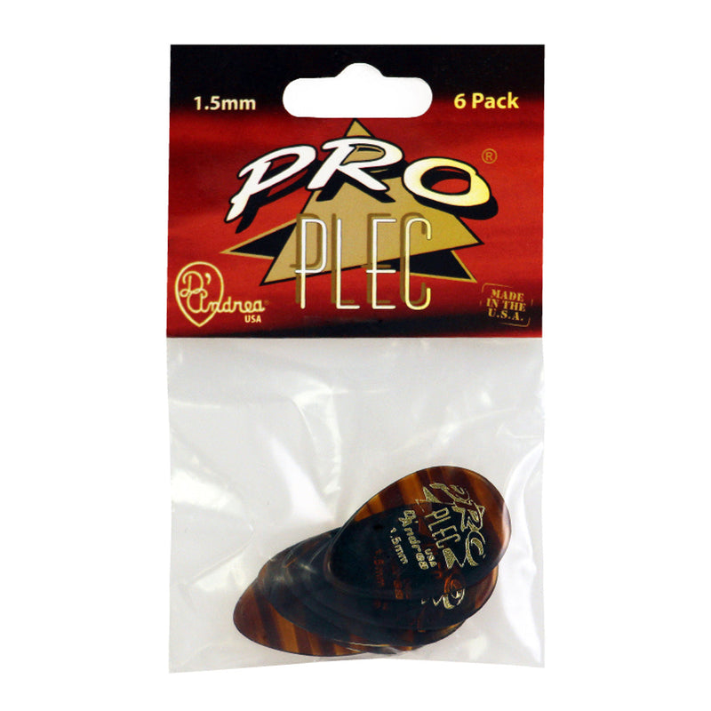 D'Andrea Pro Plecs Pick Pack ~ Large Round ~ 6 Picks