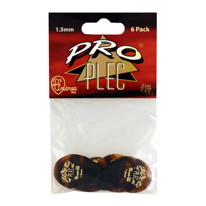 D'Andrea Pro Plecs Pick Pack ~ Small Round ~ 6 Picks