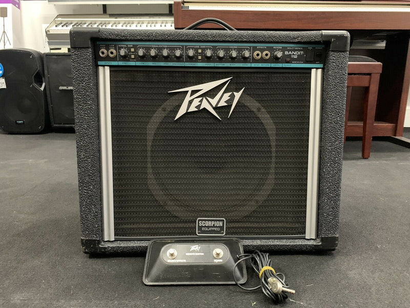 Peavey Bandit 112 Guitar Amp Amplifier 80W Scorpion Speaker Equipped With Reverb