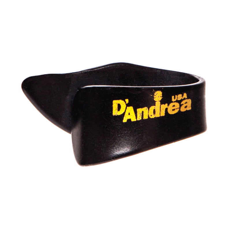 D'Andrea 371 Medium Thumb Pick Refill Bag ~ Black ~ 12 Picks
