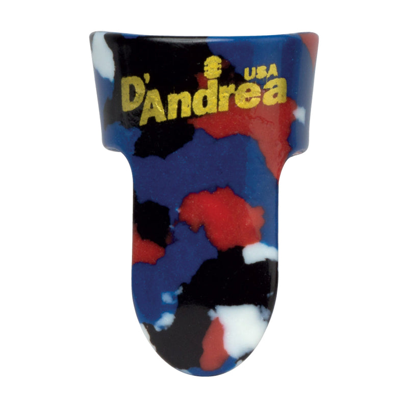 D'Andrea 374 Medium Finger Pick Refill Bag ~ Multi-Colour ~ 12 Picks