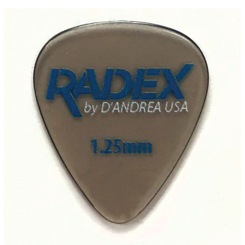 D'Andrea 351 Radex Smoke Pick Pack ~ 1.25mm ~ 6 Picks