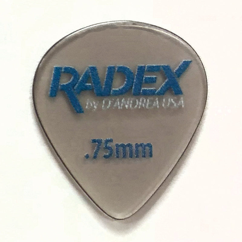 D'Andrea 551 Radex Smoke Pick Pack ~ .75mm ~ 6 Picks