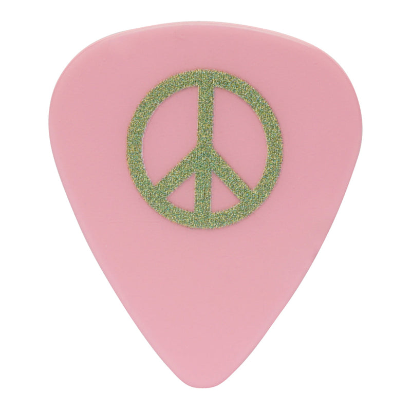 D'Andrea 351 Cool Plecs Peace & Love Pick Pack ~ Thin ~ 12 Assorted Picks