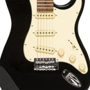 Stagg Electric guitar series 55 with solid paulownia body - Black
