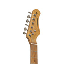 Stagg Electric guitar series 55 with solid paulownia body - Black