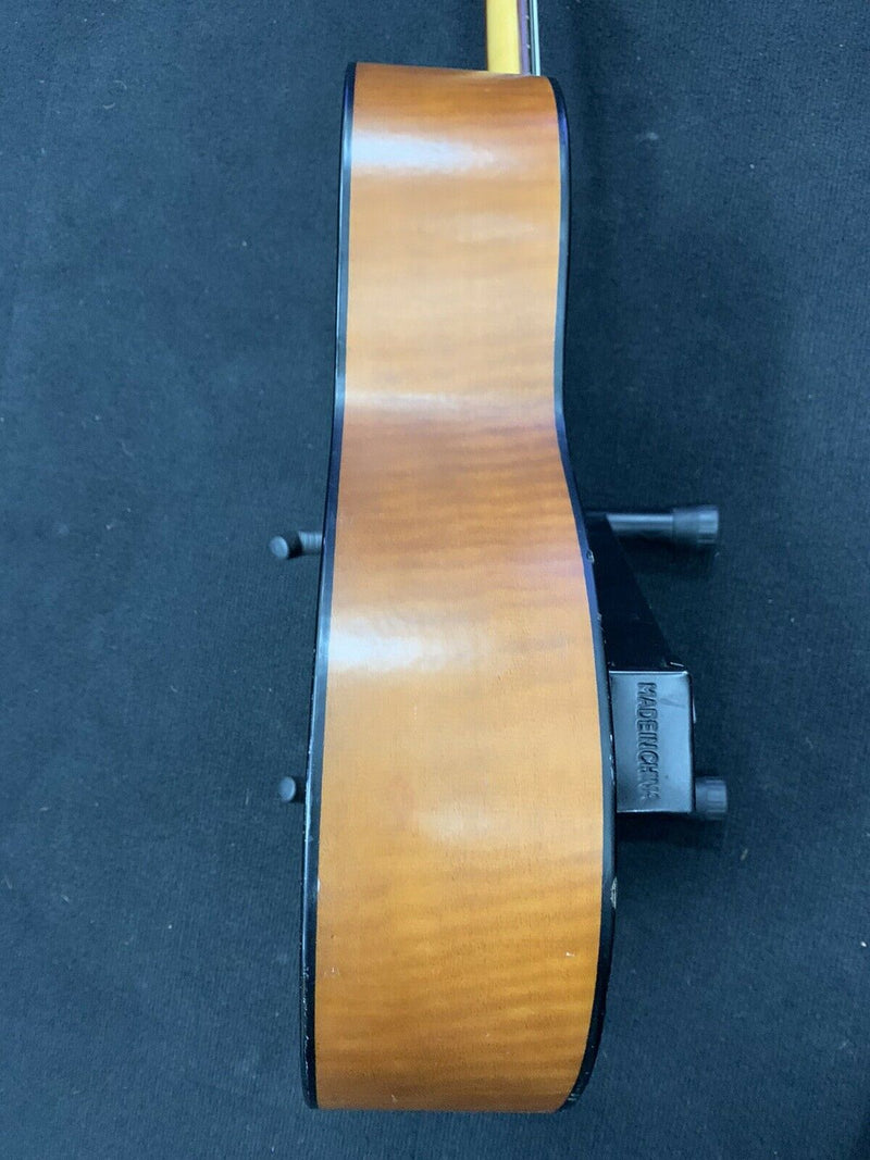 Super RARE Vintage Eko E-85 Electro Acoustic Bass Guitar Made In Italy